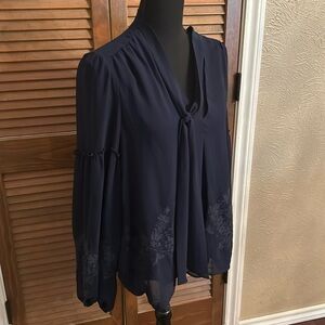 MSSP Stitched Navy Blouse